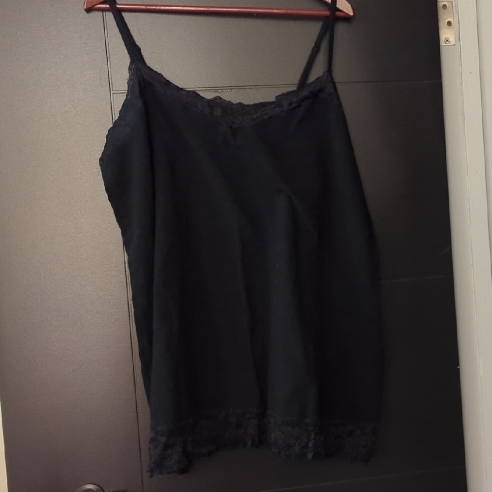Torrid Foxi Black Lace Trim Cami